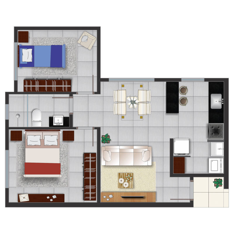 Residencial Tiradentes da Reta Empreendimentos Imobiliários